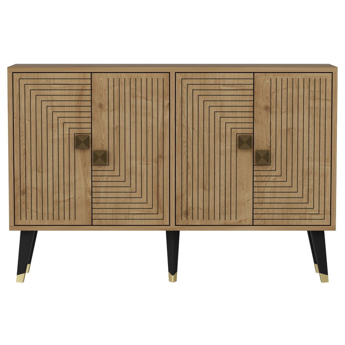 Hanah Home Consola Sapphire Oak y Gold Hanah Home Consola Sapphire Oak y Gold